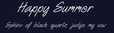 Happy Summer by Letterayu — Script Handwritten Font — thumbnail 2