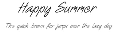 Happy Summer by Letterayu — Script Handwritten Font — thumbnail 1