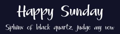 Happy Sunday by Skiiller Studio — Script Handwritten Font — thumbnail 2