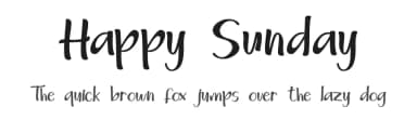 Happy Sunday by Skiiller Studio — Script Handwritten Font — thumbnail 1