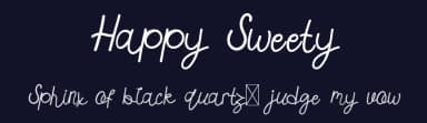 Happy Sweety by Edric Studio — Script Handwritten Font — thumbnail 2