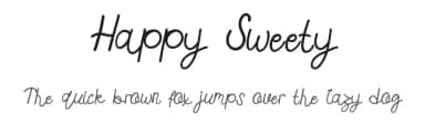Happy Sweety by Edric Studio — Script Handwritten Font — thumbnail 1