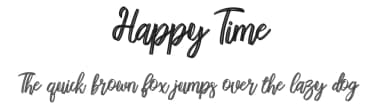 Happy Time by Febryl Arully — Script Handwritten Font — thumbnail 1