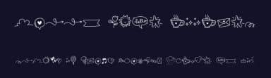 Happy Time Doodles by EtjanDsgFonts — Dingbats Font — thumbnail 2