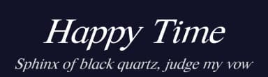 Happy Time by KineticPlasma Fonts — Serif Font — thumbnail 2