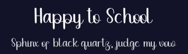 Happy to School by FreshtypeINK — Script Handwritten Font — thumbnail 2