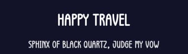 Happy Travel by Andi Moz — Script Handwritten Font — thumbnail 2