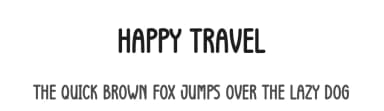 Happy Travel by Andi Moz — Script Handwritten Font — thumbnail 1