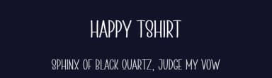 Happy Tshirt by Andi Moz — Script Handwritten Font — thumbnail 2