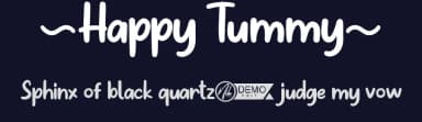 Happy Tummy by NihStudio — Script Handwritten Font — thumbnail 2