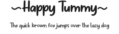 Happy Tummy by NihStudio — Script Handwritten Font — thumbnail 1
