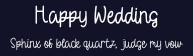 Happy Wedding by Rangkai Aksara — Script Handwritten Font — thumbnail 2