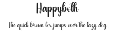 Happyboth by Andi Moz — Script Handwritten Font — thumbnail 1