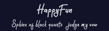 HappyFun by Vunira Design — Script Handwritten Font — thumbnail 2