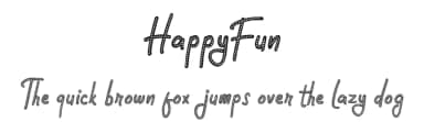 HappyFun by Vunira Design — Script Handwritten Font — thumbnail 1