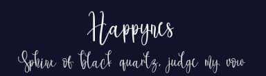 Happynes by Scratchones — Script Handwritten Font — thumbnail 2