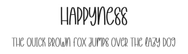 Happyness by Scratchones — Script Handwritten Font — thumbnail 1