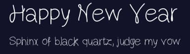 Happy New Year by Gaelleing — Script Handwritten Font — thumbnail 2