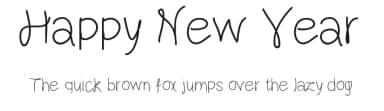 Happy New Year by Gaelleing — Script Handwritten Font — thumbnail 1