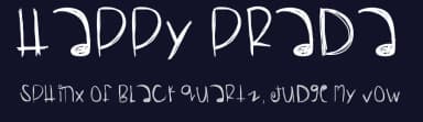 Happy Prada by Des Gomez — Script Handwritten Font — thumbnail 2