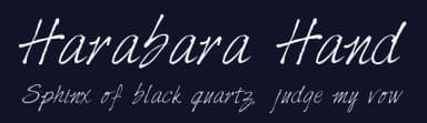 Harabara Hand by André Harabara — Script Handwritten Font — thumbnail 2