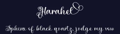 Harahel by Letterara — Script Handwritten Font — thumbnail 2