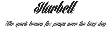 Harbell by Måns Grebäck — Script Handwritten Font — thumbnail 1