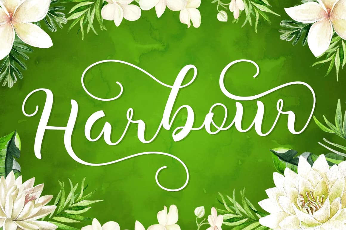 Harbour Font by saidi studio — Script Handwritten Font