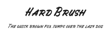 Hard Brush by Azetype Studio — Script Handwritten Font — thumbnail 1