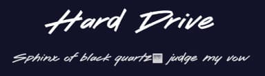 Hard Drive by BLKBK Fonts — Script Handwritten Font — thumbnail 2