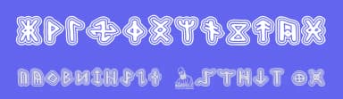 Hard Runes by Woodcutter — Dingbats Font — thumbnail 3
