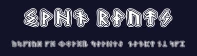 Hard Runes by Woodcutter — Dingbats Font — thumbnail 2