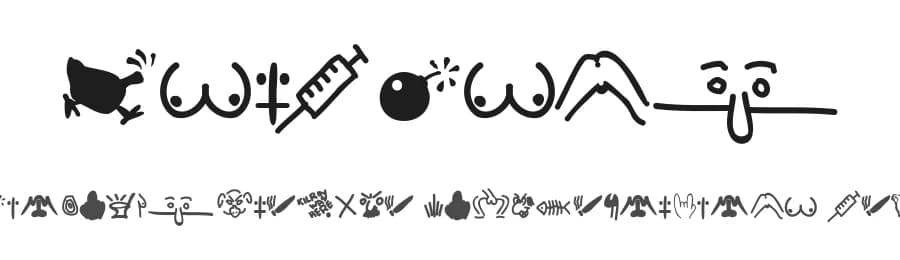 Hard Talk by Apostrophic Labs — Dingbats Font