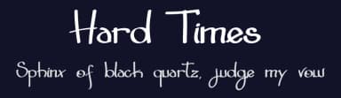 Hard Times by Diego Rodrigues — Script Handwritten Font — thumbnail 2
