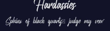 Hardassies by RaisProject — Script Handwritten Font — thumbnail 2