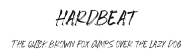 Hardbeat by Creatype Studio — Script Handwritten Font — thumbnail 1