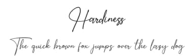 Hardiness by Bearytype — Script Handwritten Font — thumbnail 1
