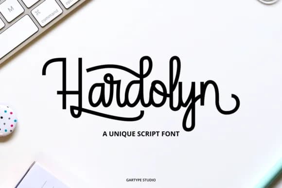 Hardolyn Font by GartypeStudio — Script Handwritten Font