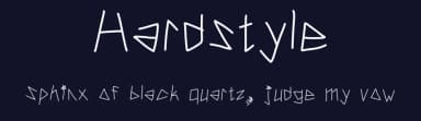 Hardstyle by 3ichael 7ambert — Script Handwritten Font — thumbnail 2
