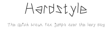 Hardstyle by 3ichael 7ambert — Script Handwritten Font — thumbnail 1