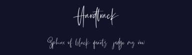 Hardtrack by Maulana Creative — Script Handwritten Font — thumbnail 2