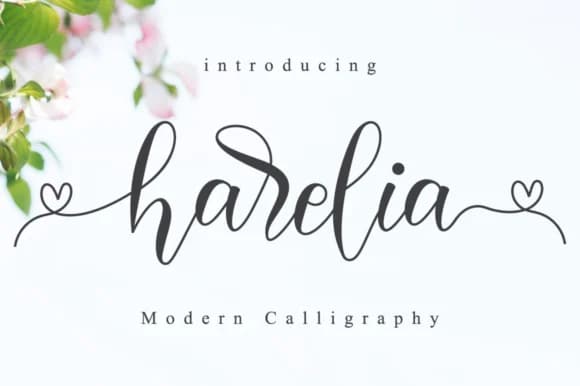 Harelia Script Font by NissaStudio — Script Handwritten Font