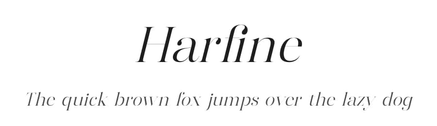 Harfine by Letterena Studios — Serif Font