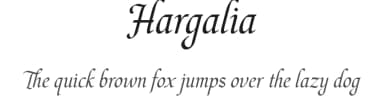 Hargalia by Arterfak Project — Script Handwritten Font — thumbnail 1