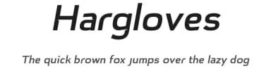 Hargloves by Heypen Type — Sans Serif Font — thumbnail 1