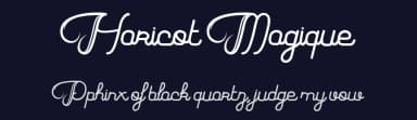Haricot Magique by Qkila — Script Handwritten Font — thumbnail 2