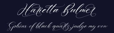 Harietta Bulmer by Perspectype Studio - Letterena.com — Script Handwritten Font — thumbnail 2