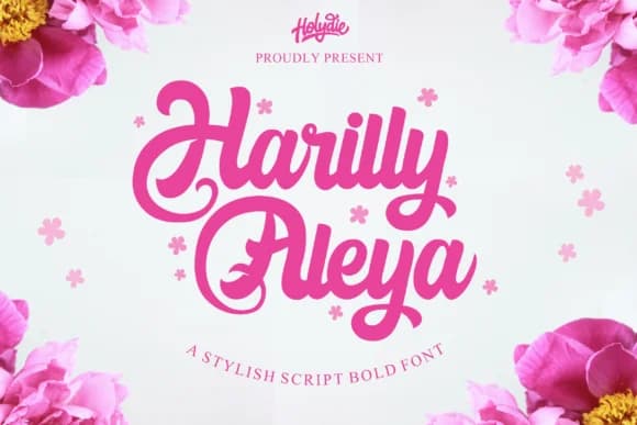Harilly Aleya Font by Holydie Studio — Script Handwritten Font