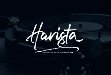 Harista Script Font by joelmaker — Script Handwritten Font — thumbnail 1
