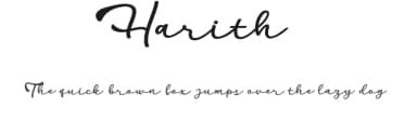 Harith by Monoco Type Foundry — Script Handwritten Font — thumbnail 1